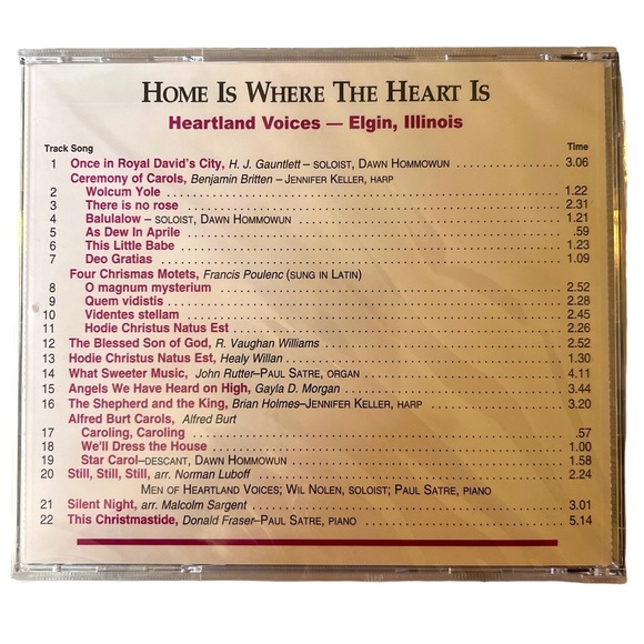 Home is Where the Heart Is ~ Heartland Voices Christmas CD - Picture 2 of 2